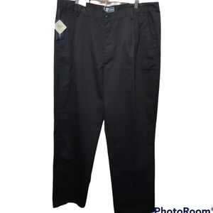 Blue Generation Mens black chino pants 42/32 NWT